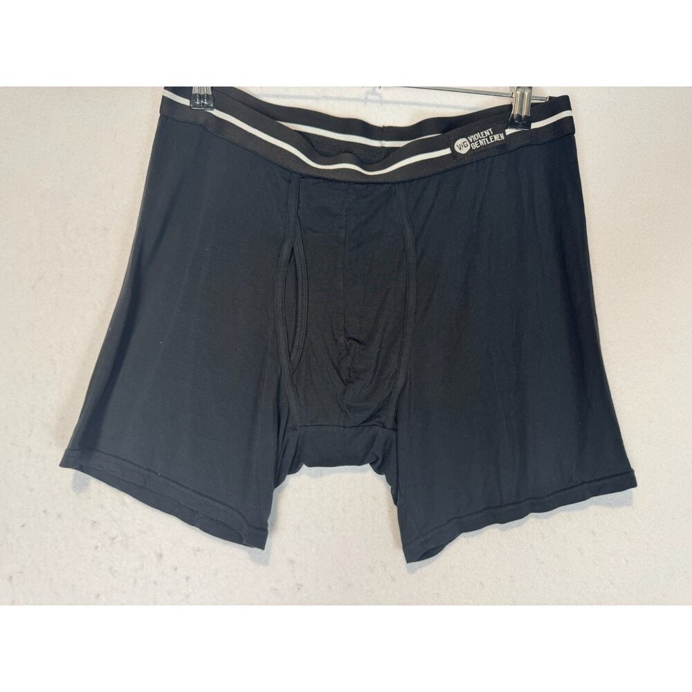 NWOT Violent‎ Gentlemen Bolt Club Boxer Brief Size XL Black